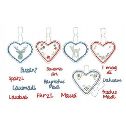 ITH - Anhänger Schlüsselanhänger Lebkuchenherz